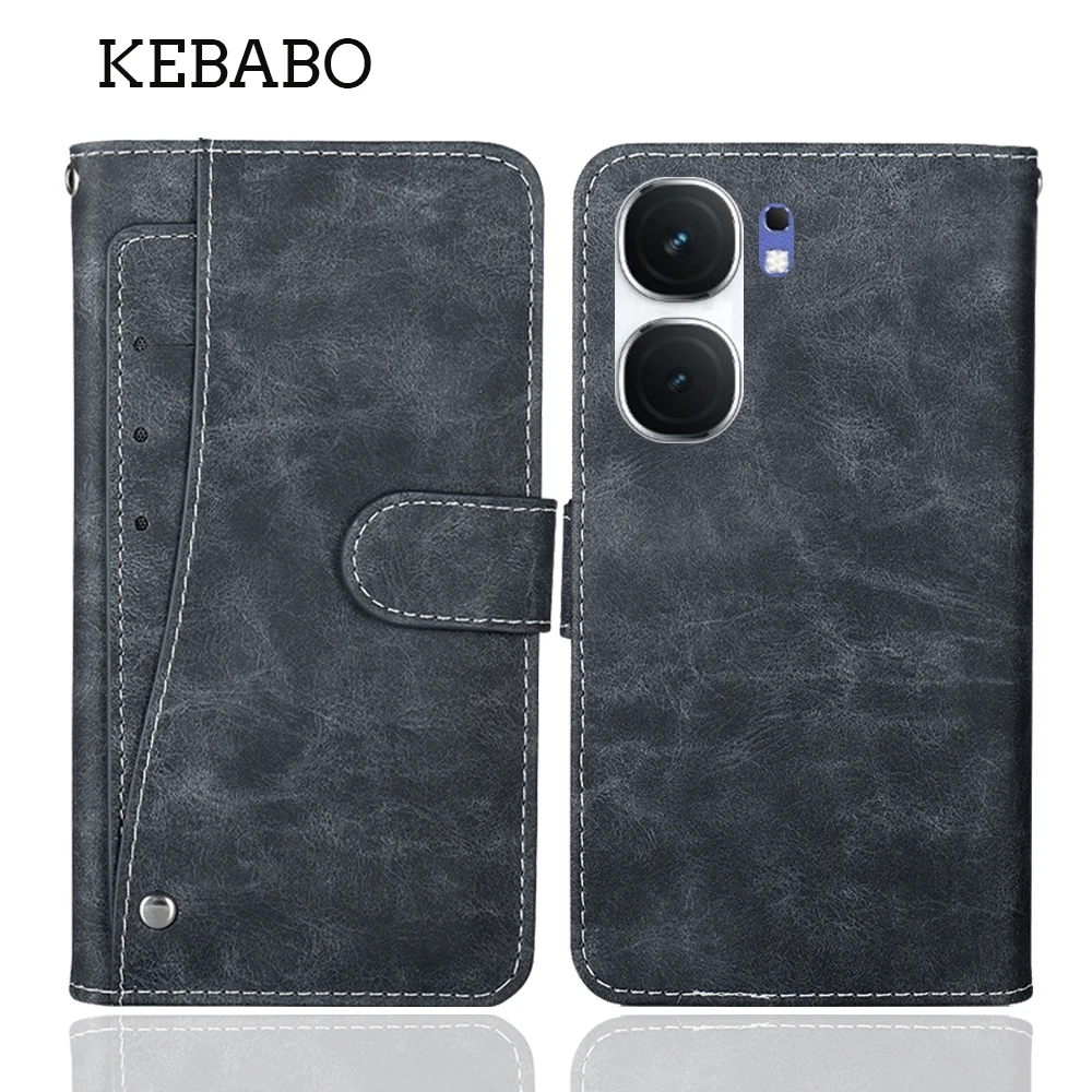 Leather Wallet For Vivo iQOO Neo 9S Pro+ Pro Plus Case 6.78