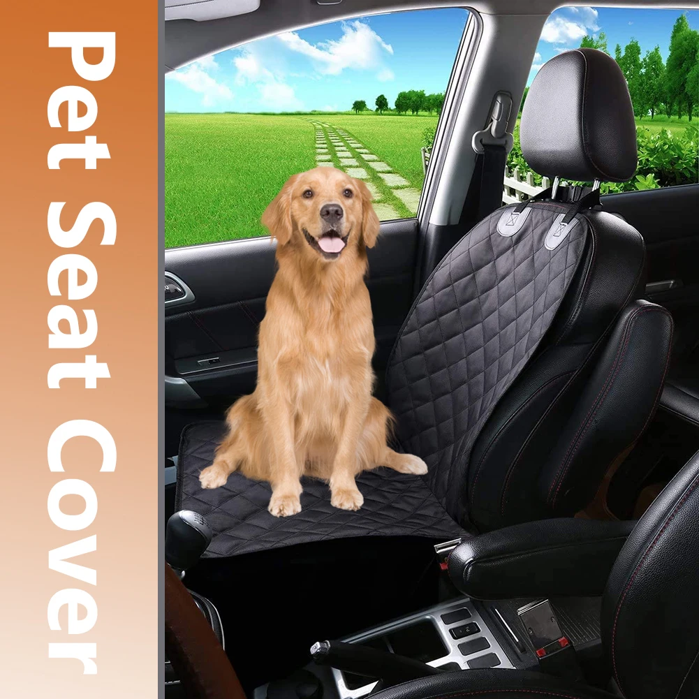 Dog Car Front Seat Cover Waterproof Non-Slip Car Rear Back Seat Mat Car Rear Seat Mat Cushion Protector Car Travel Accessories