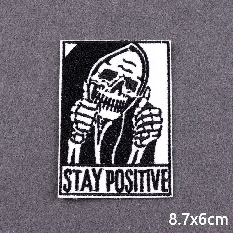 Hippie-Aufnäher zum Aufbügeln, thermoadhäsiver Patch für Kleidung, Rock-Stil, Stickerei-Aufnäher für Kleidung, Jesus-Applikationen-Aufkleber, DIY – Detail 28