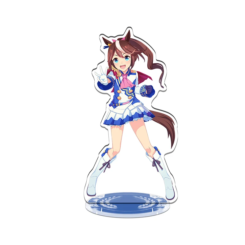Anime Pretty Derby Acrylic Keychain Stand Model for Cosplay