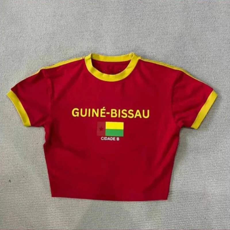 

Streetwear Gothic Emo Girl Women's Crop Tops 90s Vintage Grunge Letter Print Casual Short Sleeve T-Shirt Y2k Clothes Summer