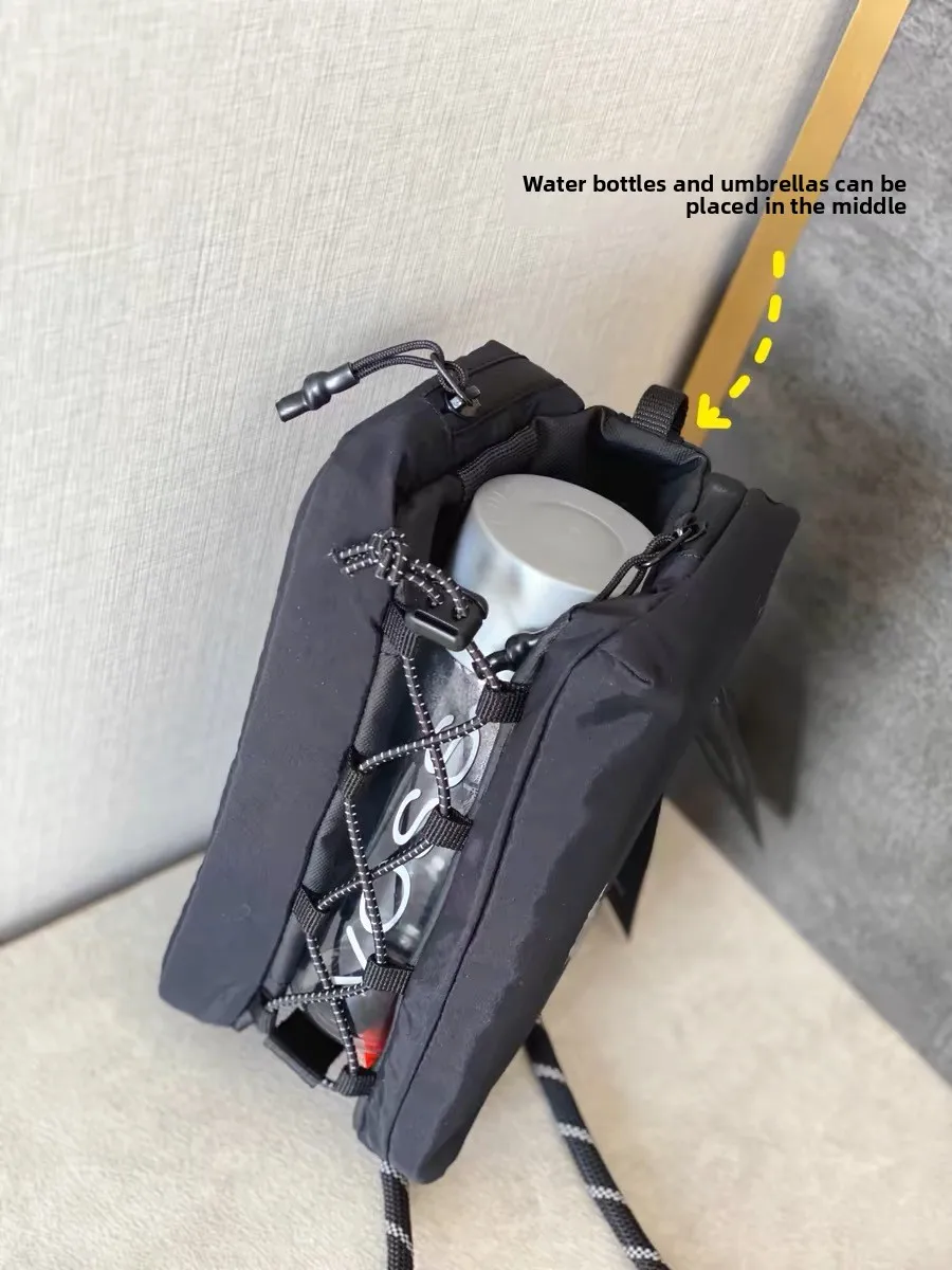 

Сумка для бутылки с водой, модный нишевый уличный велосипедный рюкзак, сверхлегкая портативная спортивная сумка-мессенджер, модный бренд