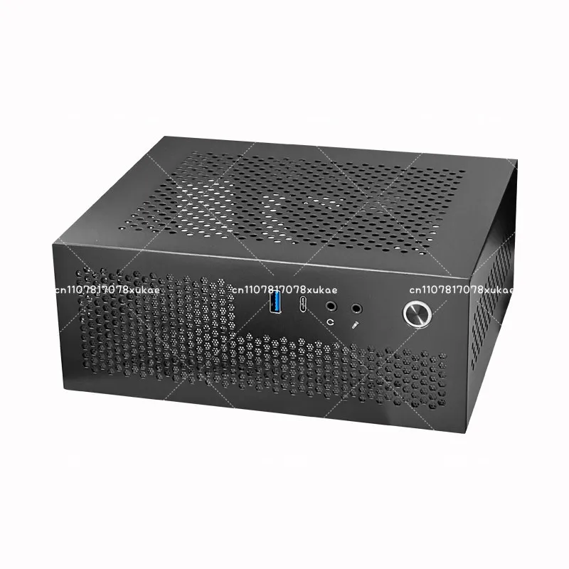 SKTC New A09 Mini Desktop ITX17 * 17 Main Board Small 1U Power Supply 3.8LHTPC Computer Case