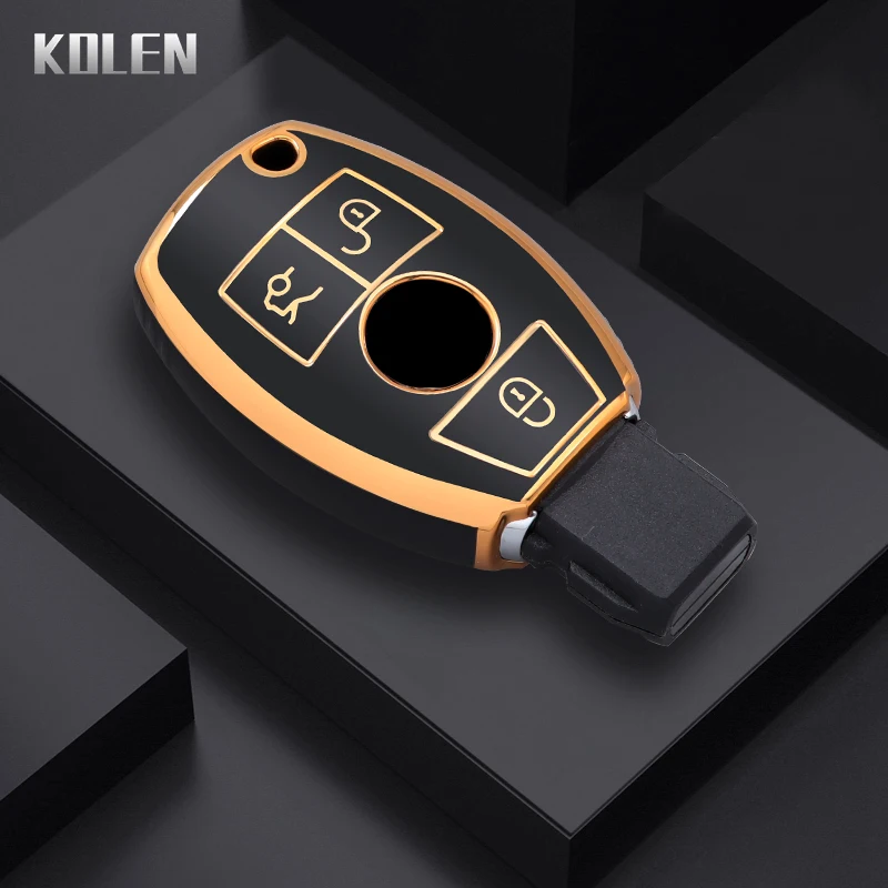 Fashion TPU Car Remote Key Case Cover Shell Fob For Mercedes Benz A C E S G Class GLA CLA GLK GLC W204 W463 W176 W251 W205 AMG