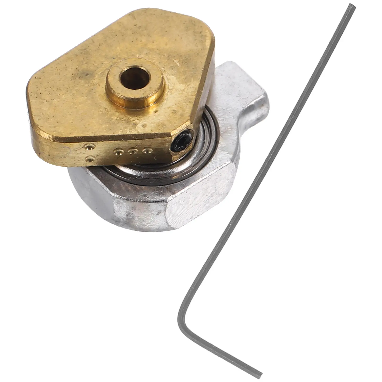 

2Pcs Elephant Adjustable Eccentric Wheel for Tattoos Machine Premium Alloy Rotary Cam with 0.9mm Socket Wrench Golden