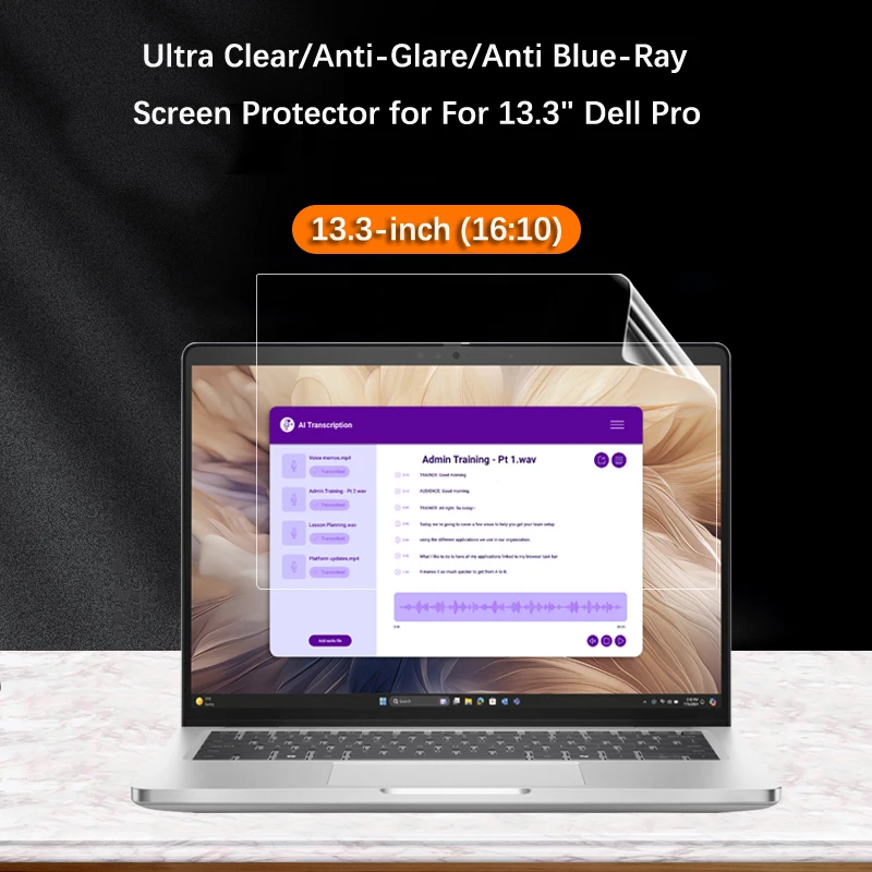 

2 ультра прозрачных/антибликовых/анти-синих луча защитных экрана для Dell Pro 13 Plus размером 13,3 дюйма PB13255 PB13250/Pro 13 Premium PA13250
