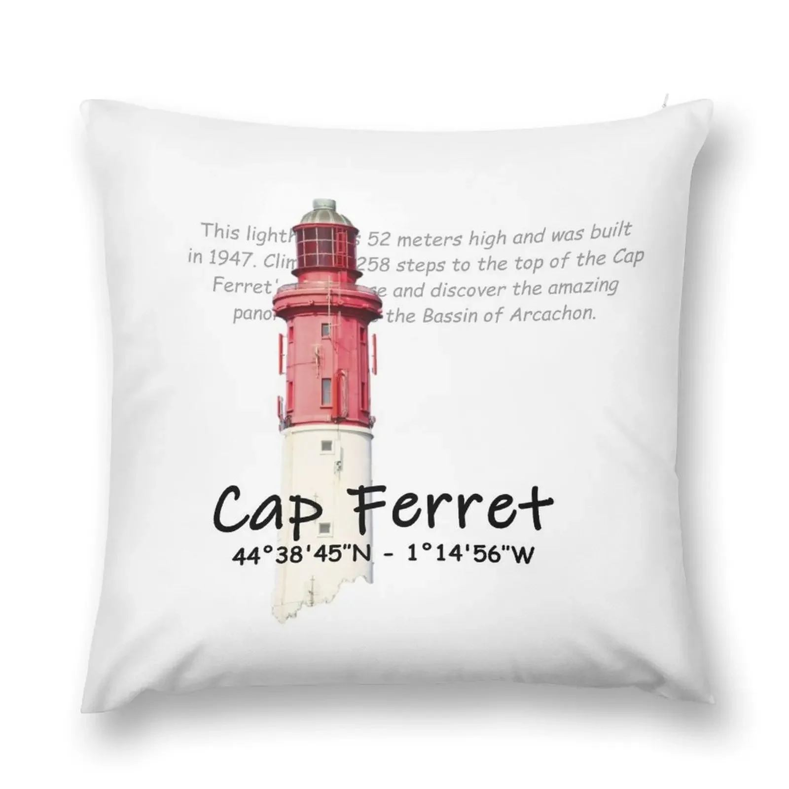 

Cap Ferret's lighthouse Throw Pillow christmas cushions covers Cushion Child pillow