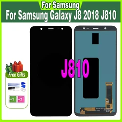 High quality Super AMOLED for Samsung Galaxy J8 J810 Display J810G J810F J810Y J810M LCD Touch Screen Digitizer Assembly Repair