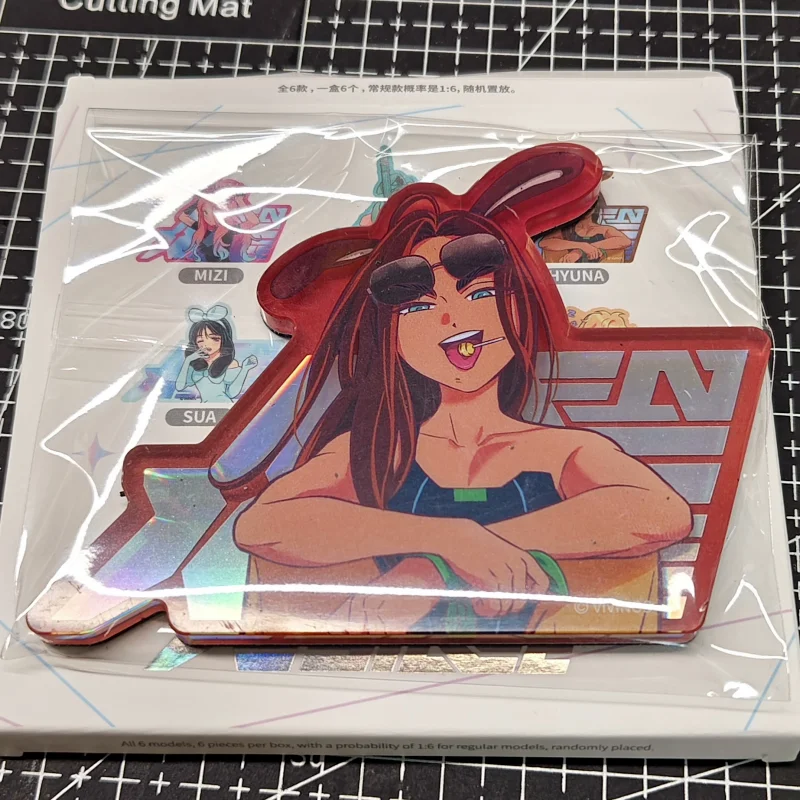 Original Alien Stage Rabbit Serie Blind Box Bust And Love Acrylic Refrigerator Sticker Cute Anime Figure Mizi Sua Ivan Luka Gift