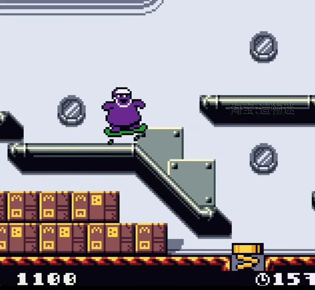 GBC Game Cartridge 16 Bit Grimace’s Birthday Video Game Console Card English Language for GBC GBA