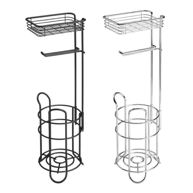 

Iron Paper Towel Holder Space Saving Iron Toilet Paper Rack for Multiple Rolls
