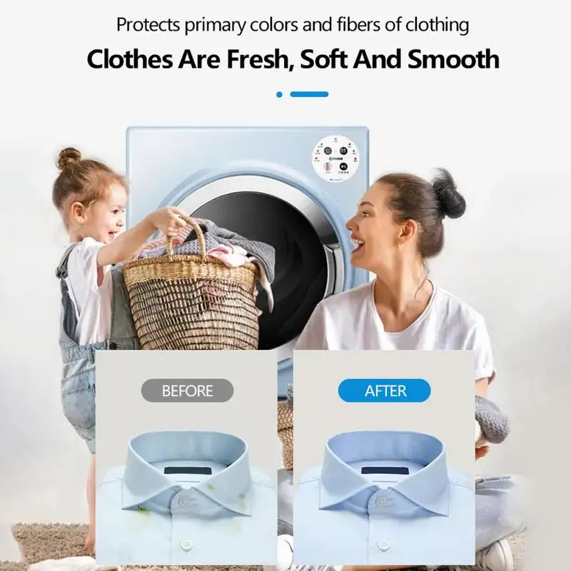 Laundry Detergent Sheets High Concentrated Cloth Washing Sheets 60pcs Natural Laundry Strips with Deep Cleaning for Dorms