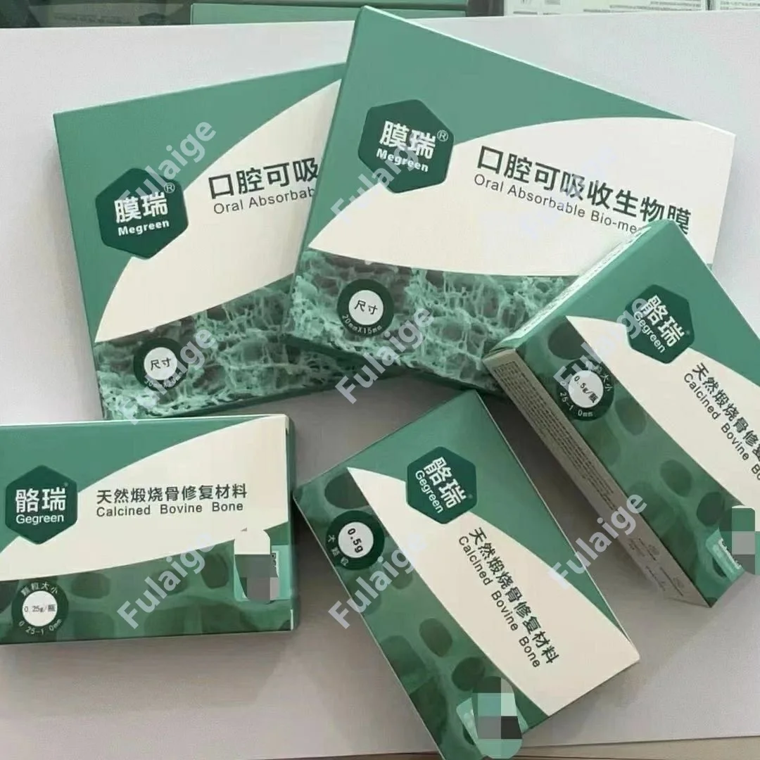 Calcined Bovine Bone Powder Oral Absorbable Bio-membrane Dental Biofilm Meal Materials for Guided Regeneration Cavity Repair