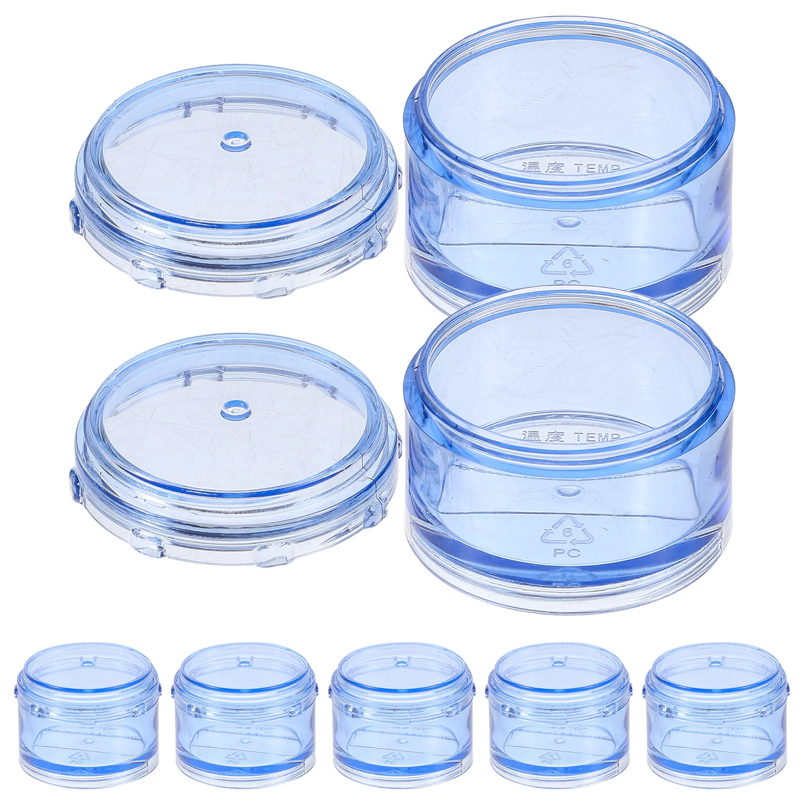 Portable Cylindrical Medicine Plastic 7 Grids Combination Storage ganizer Container Size S Round Pill Box Weekly ganizer