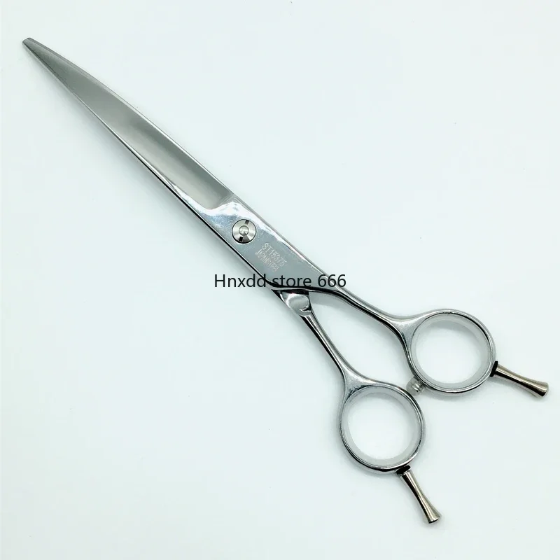 Professional pet cat and dog grooming hairdressing, hair trimming, stainless steel scissors