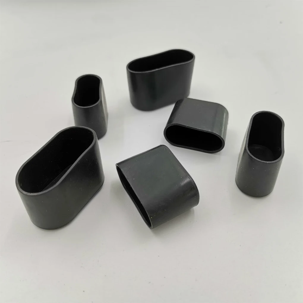 

16pcs/set Wood Floor Protector Pipe Hole Plug Durable PVC Prevents Bumps Reduces Noise Reducing balck 16*34mm