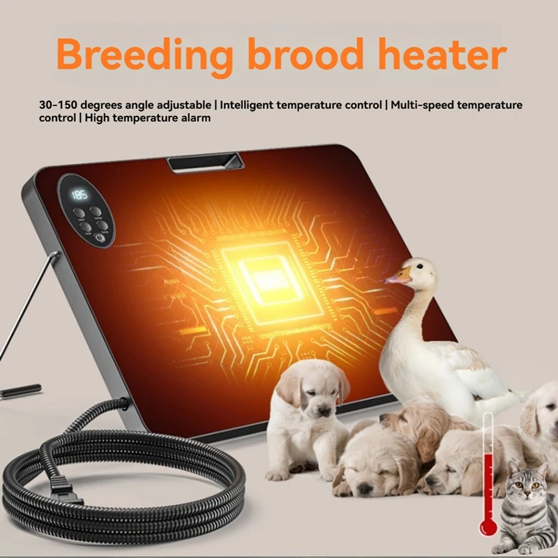 Chicken Coop Heater For Winter With Overheating Protection Chicken Heater With Adjustable Temp For Chicken US Plug