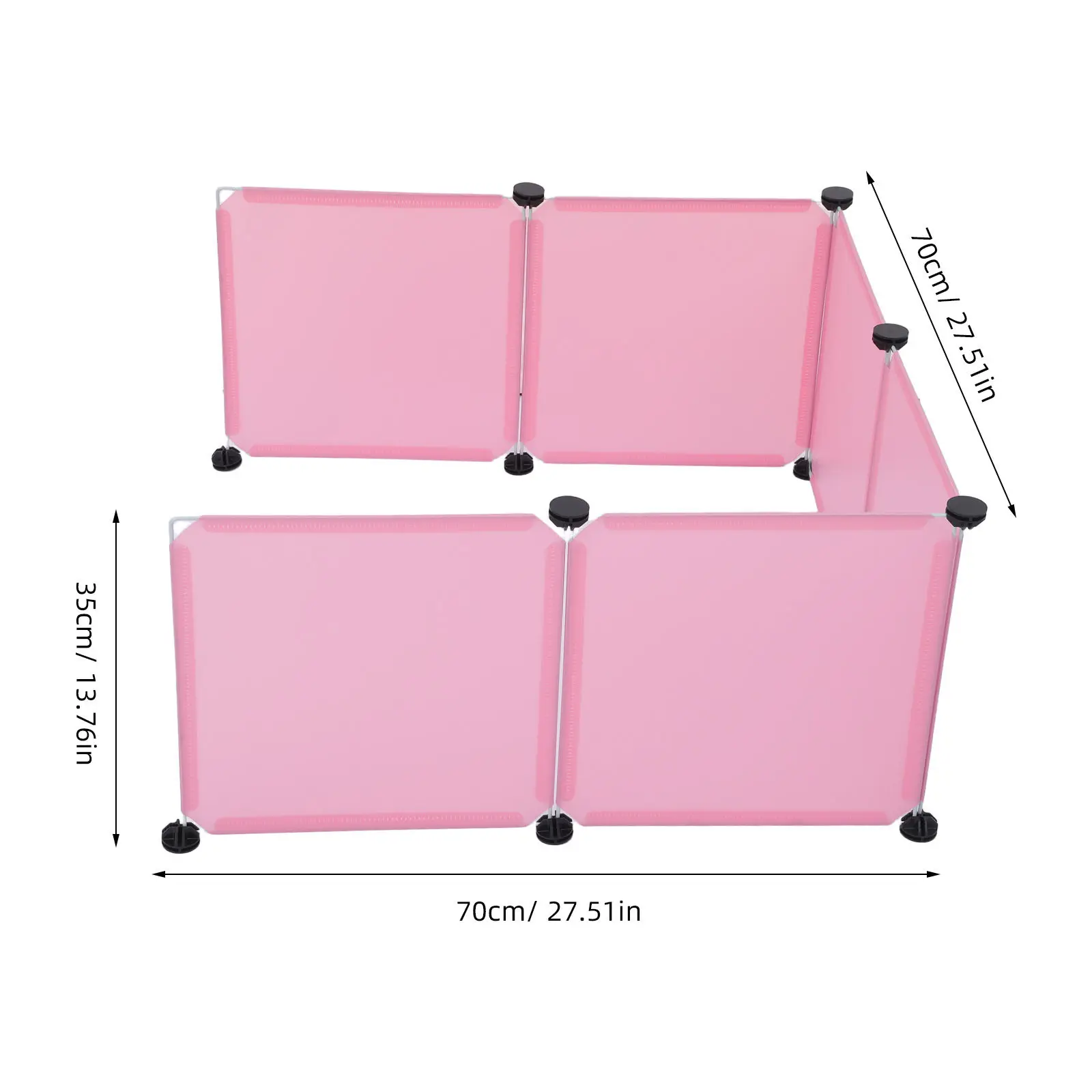 1Set Dog Litter Box Splash Guard Plastic Shield Panels Puppy Potty Tray High Wall Urine Guard Privacy Cover Easy Clean Portable