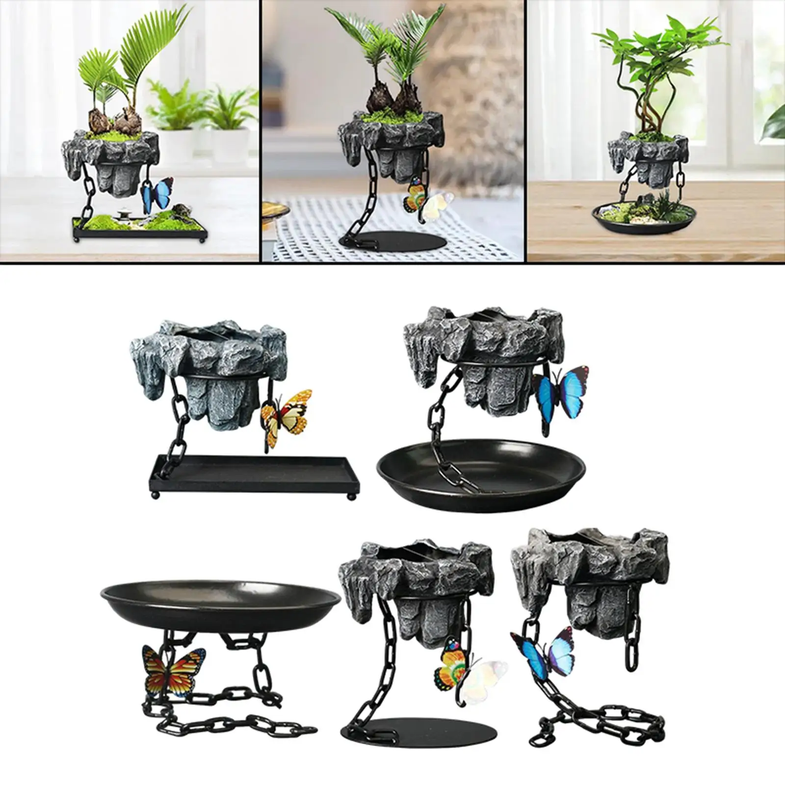 Iron Chain Decorative Desktop Creative for Windowsill Office