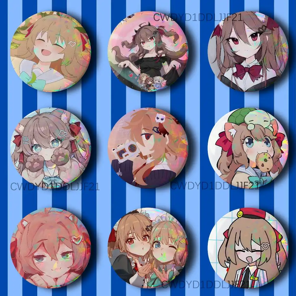 Neuro Sama Vtuber Badge Handmade Button Brooch for Backpack Hat Shirt Accessories Gifts