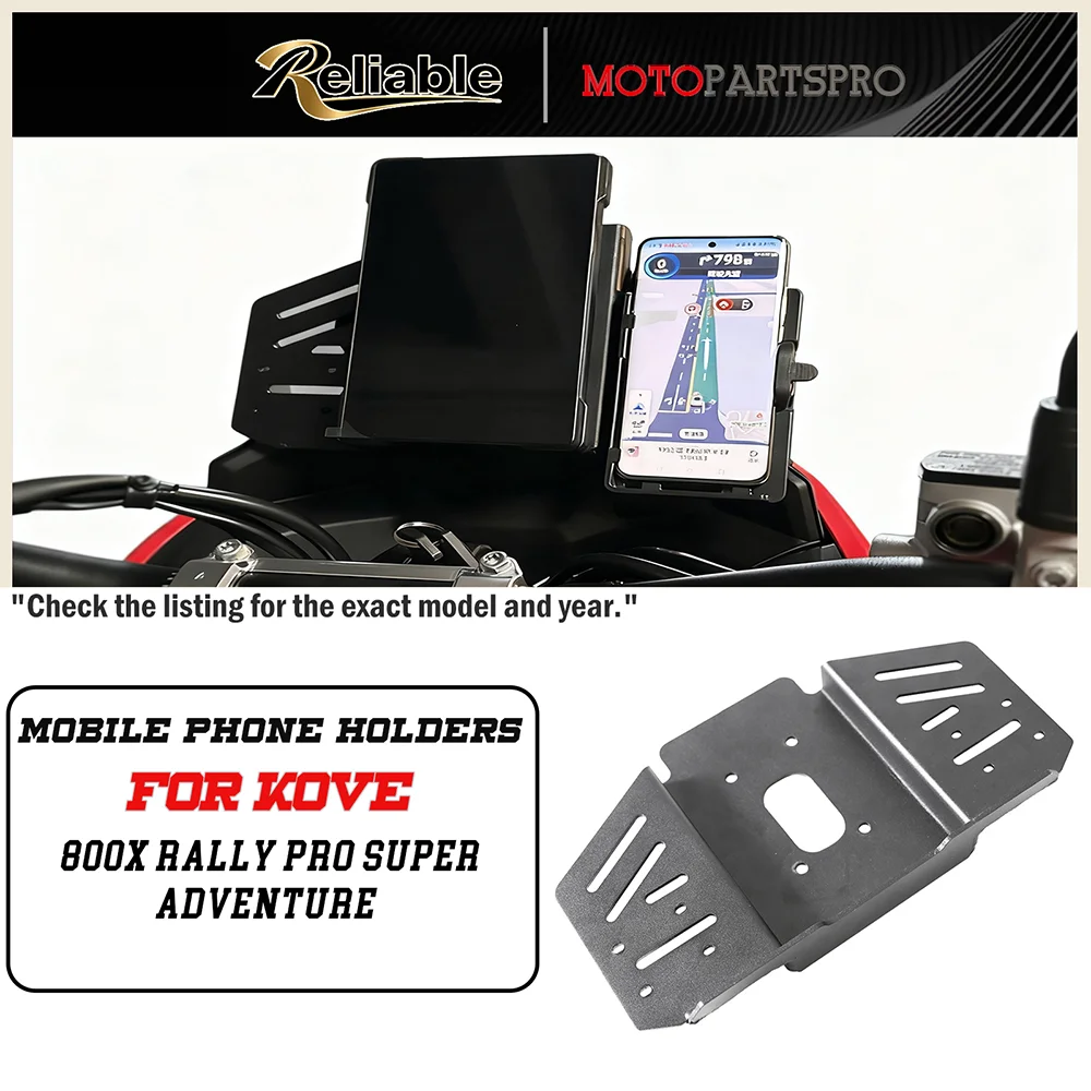 

For KOVE 800X Rally Pro Super Adventure GPS Navigation Bracket Phone Stand Holder Sat Nav Support Plate Fit Colove KY800X ADV