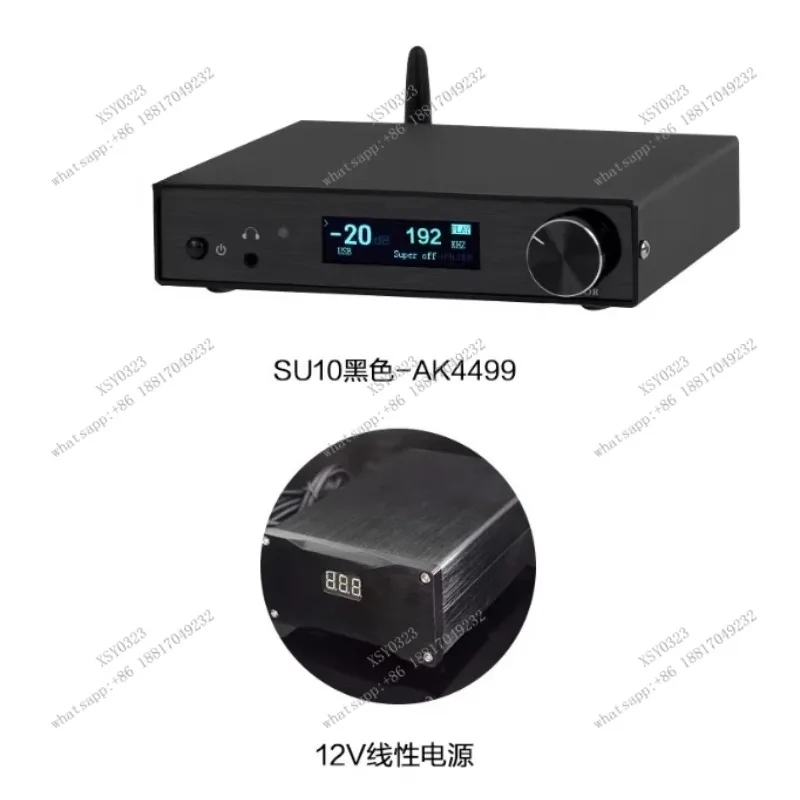 

Цифро-аналоговый преобразователь (ЦАП) SU10 Hi-End с чипами AK4499EX AK4493S, Hi-Fi Bluetooth 5.4 аудиоконвертер