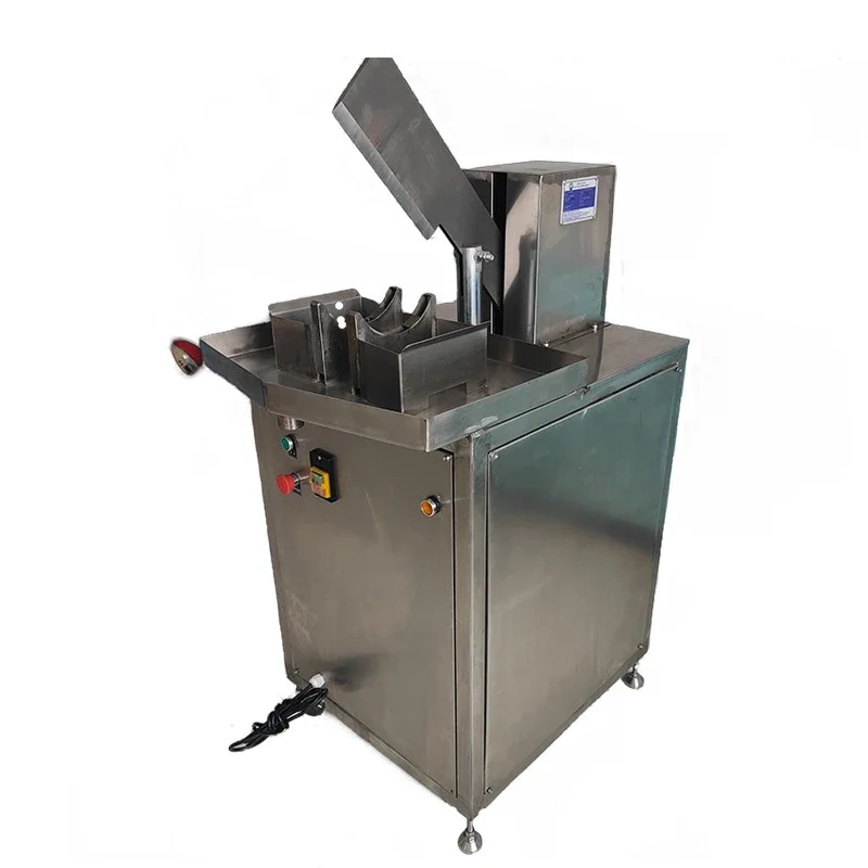 Máquina automática de abertura e corte de coco para corte de artefato de coco Máquina elétrica de abertura de coco