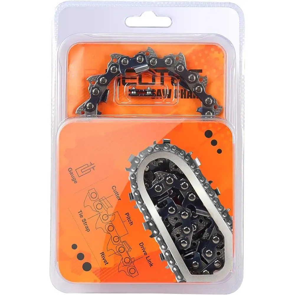 36 Inch Semi Chisel Chainsaw Chain 3/8 Pitch 050 Gauge 114 Drive Links Low Vibration Ripping Chain Compatible with Stihl Models