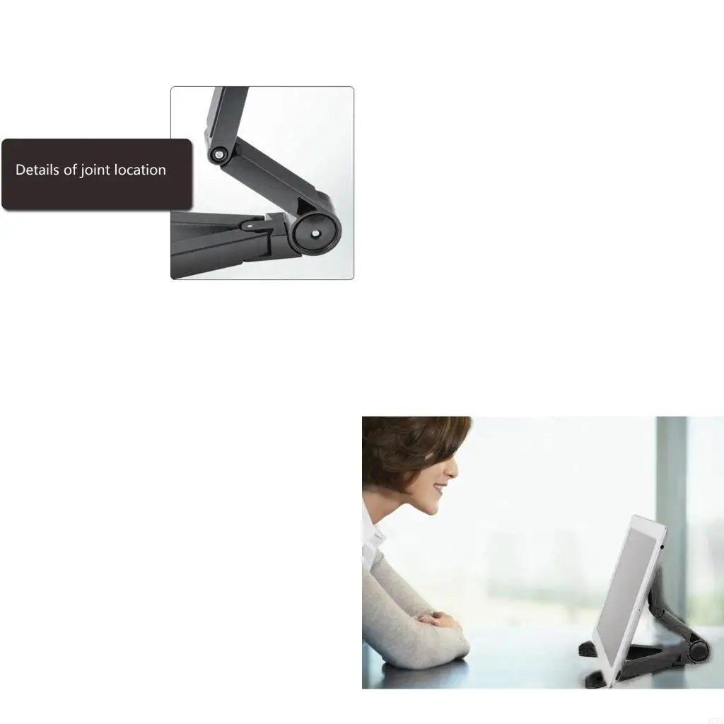 J78A Room Spinning Record Display Storage Holder Tripod Brackets Stable Premium Holder Computers Tablets Stands Mounts