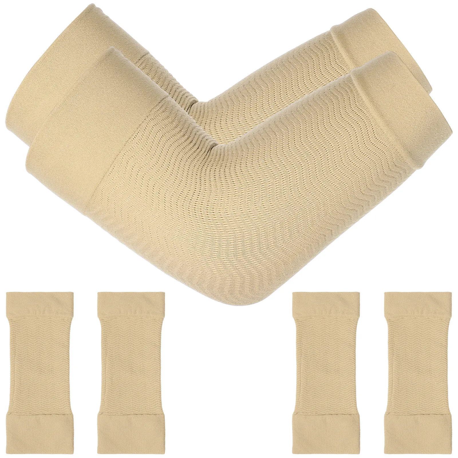 3-pares-de-mangas-esportivas-para-antebraco-elasticas-confortaveis-e-respiraveis-protetores-de-braco-e-cotovelo-para-yoga-para-homens-e-mulheres