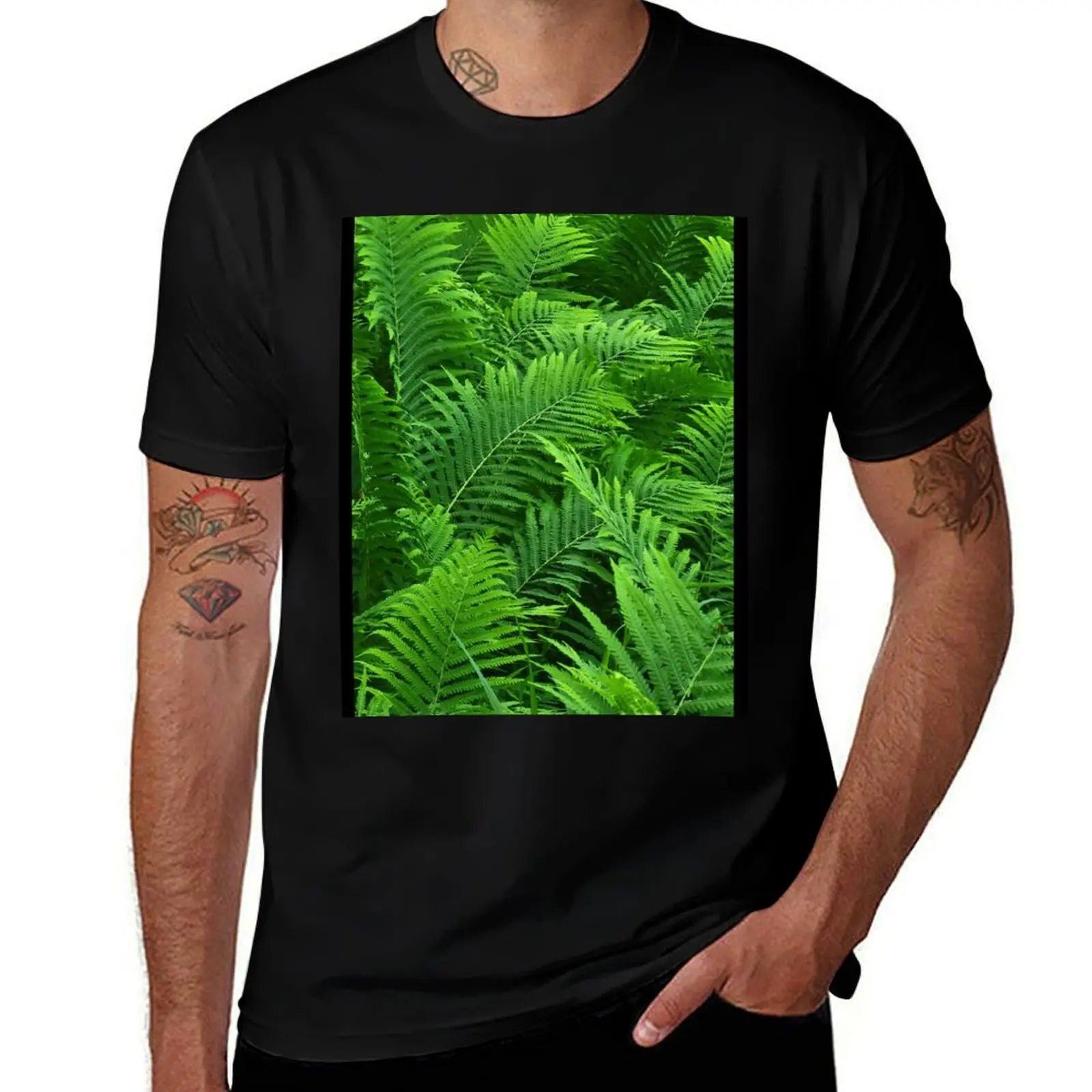 

Ferns InThe Forest T-Shirt anime t shirts oversize T-Shirt