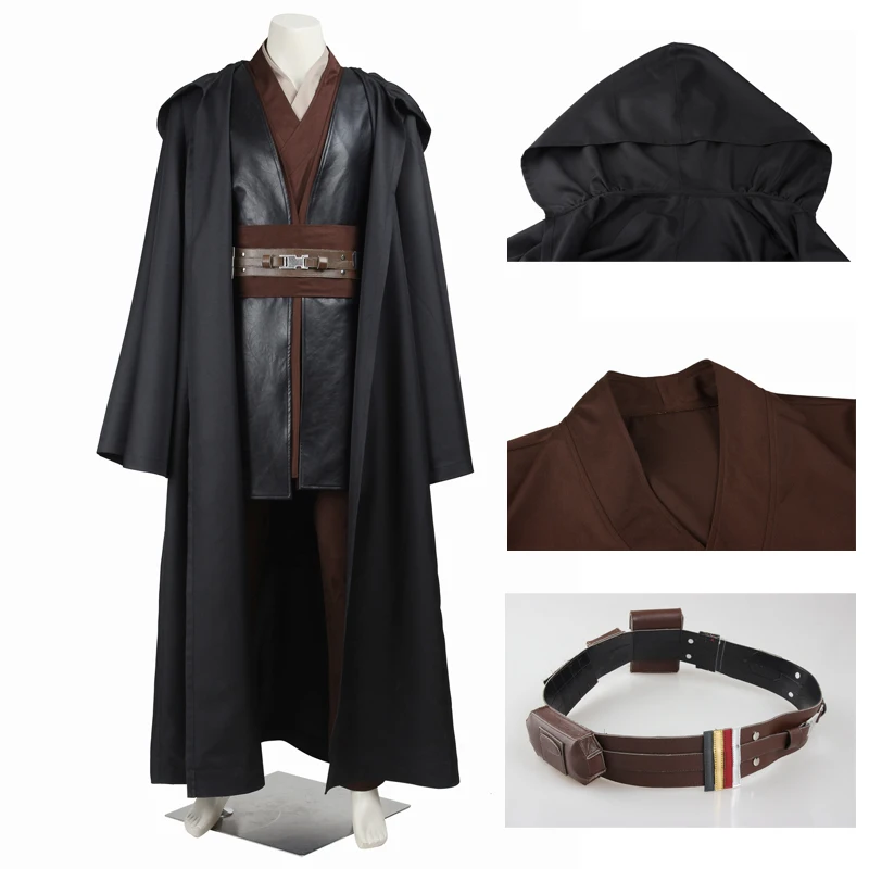 Skywalker Cosplay Anakin Made Star Soldier Samurai Uniform Costume Halloween Carnival Superhero Quality Party Custom