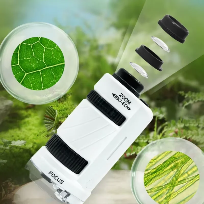 Детский научный STEM-набор: по – обзор и цена Kids Outdoor Microscope