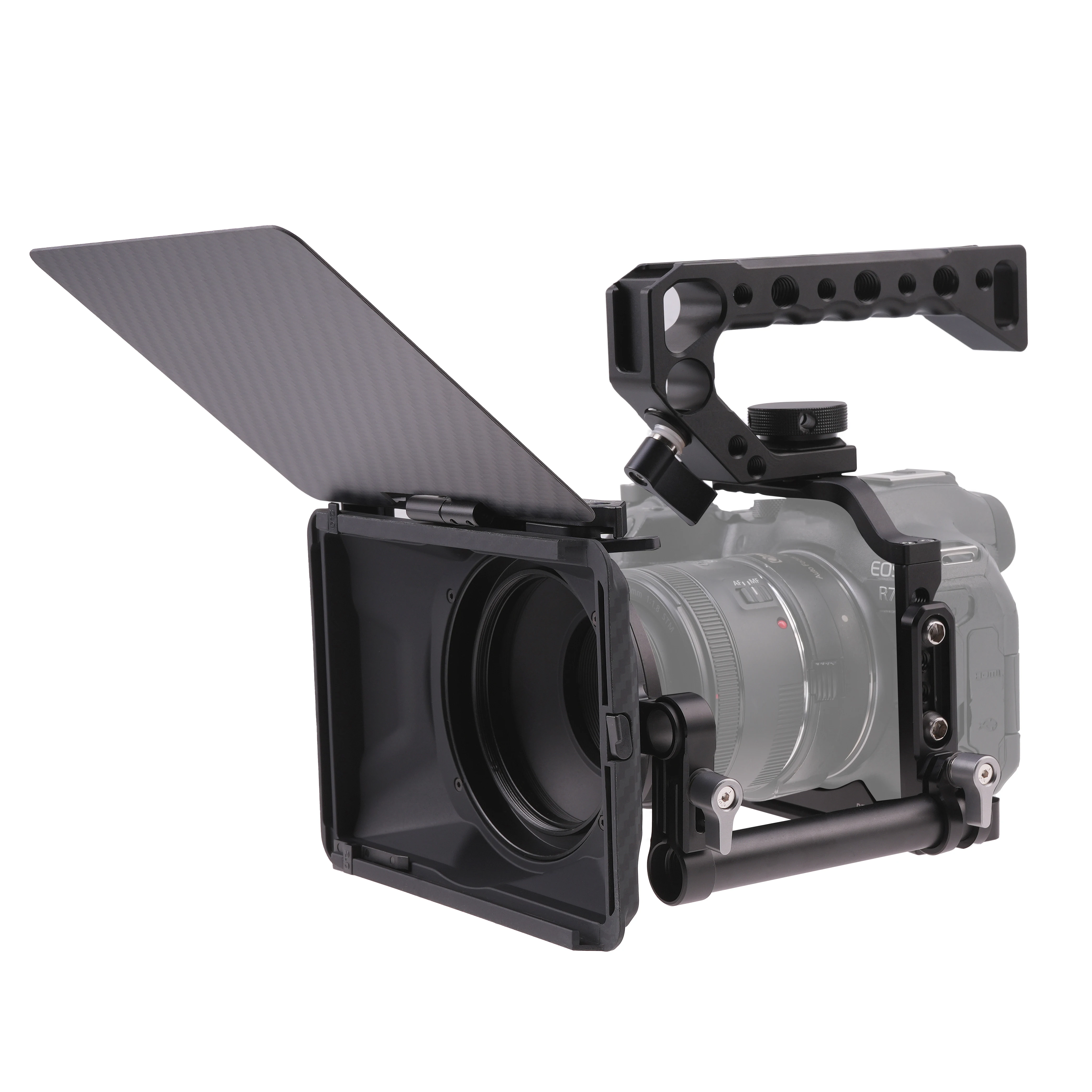 Camera cage handle With Mini Matte box Support for R7 Camera cage Mirrorless Camera Fotografica Accessories Mini Lightweight