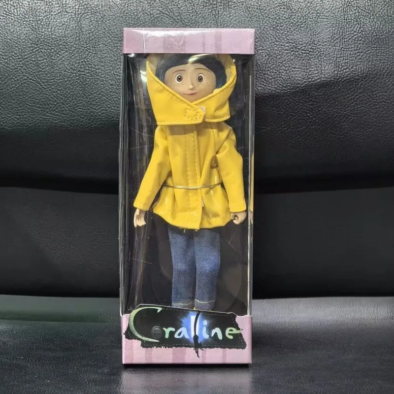 NECA Coraline 7 Inch Articulated Action Figure Movie Version Third Generation Pajama Version With Blanket Collectible Figurine view 2