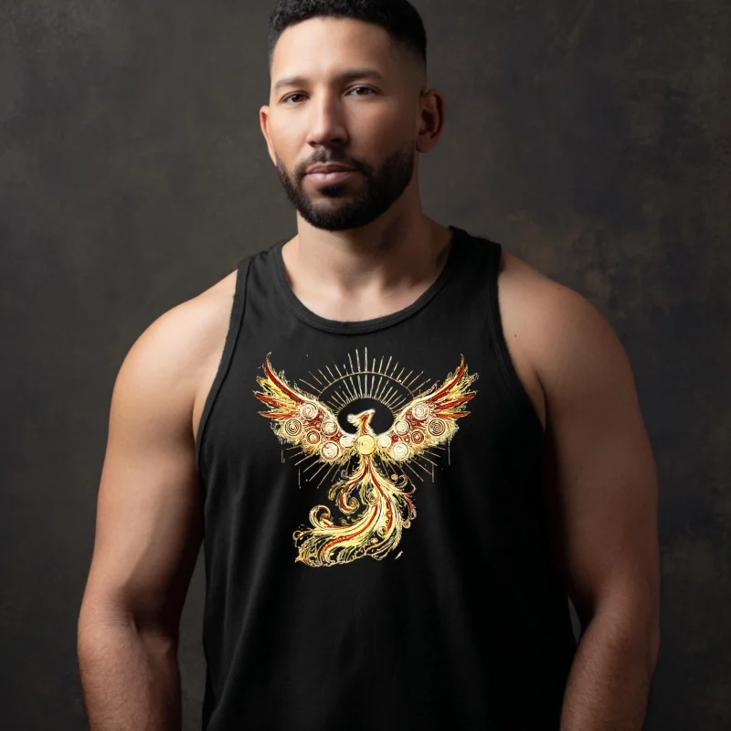 Camisetas sin mangas con gráfico de calavera gótica, pulpo y fénix impresas en 3D para hombre, camisetas de arte oscuro, chaleco deportivo informal de verano de talla grande para la calle