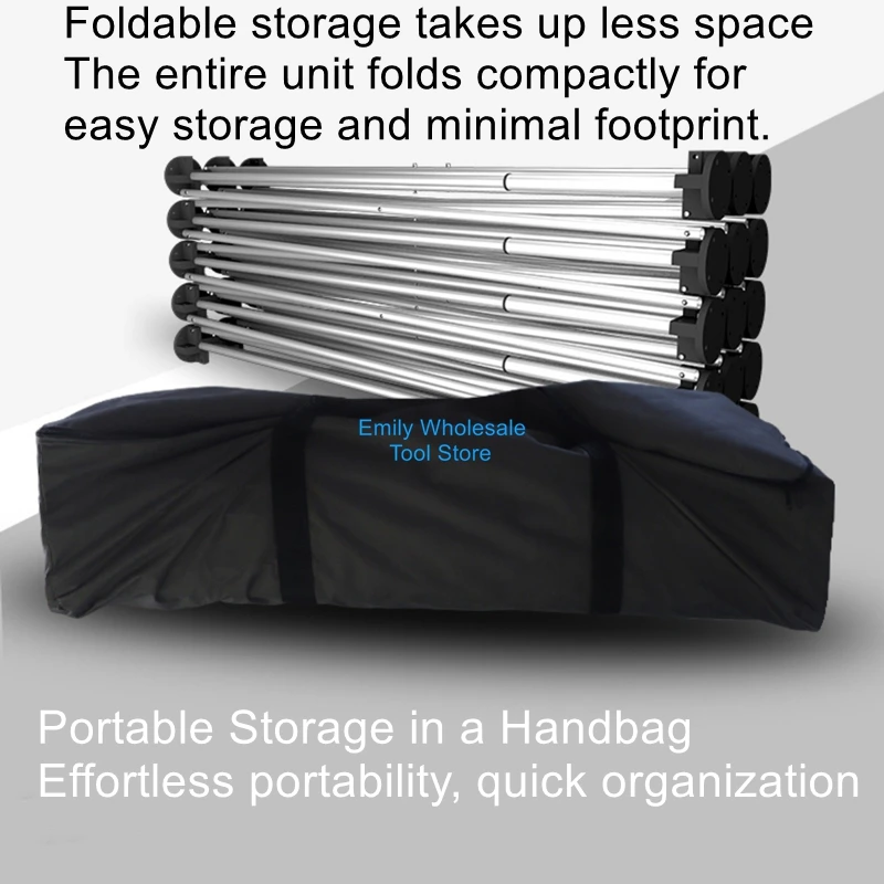 Woodworking Folding Tripod Stainless Steel Material Tray Multi-Functional Workbench Tile Telescopic Support