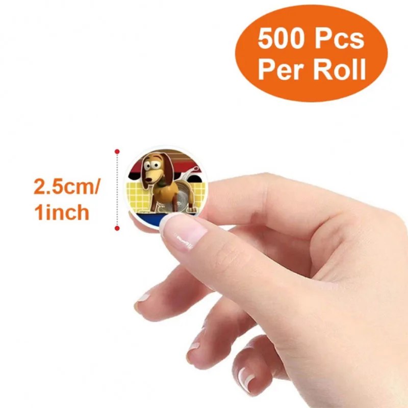 500 Adesivi a Rotolo Toy Story Carini, Creativi per Fai da Te, Decorazione per Valigie, Telefoni, Sigilli, Regalo per Bambini