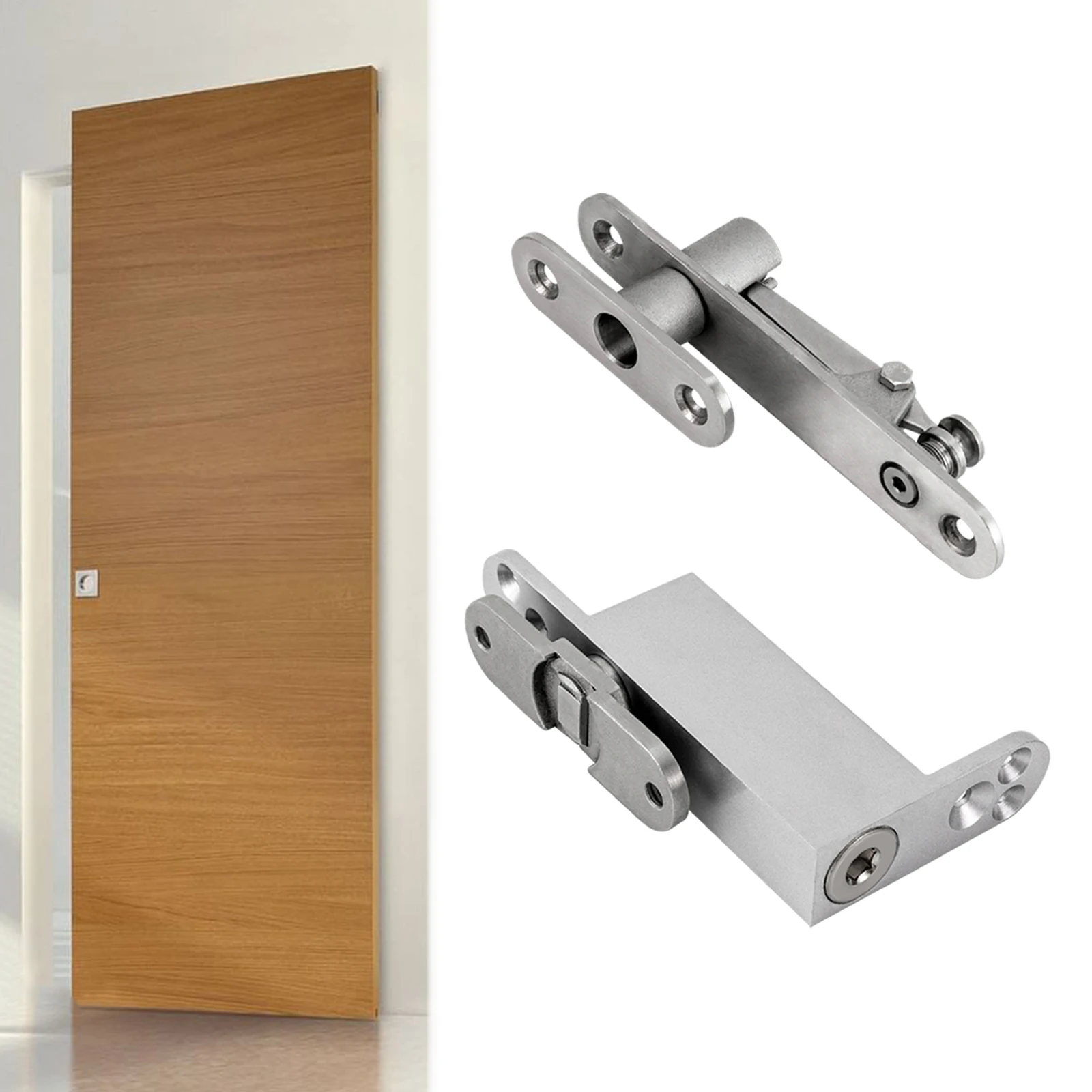 

Stainless steel Door Shaft Commercial Home Self Closing Door Pivot Hinges Hidden Hinges for Wood Doors