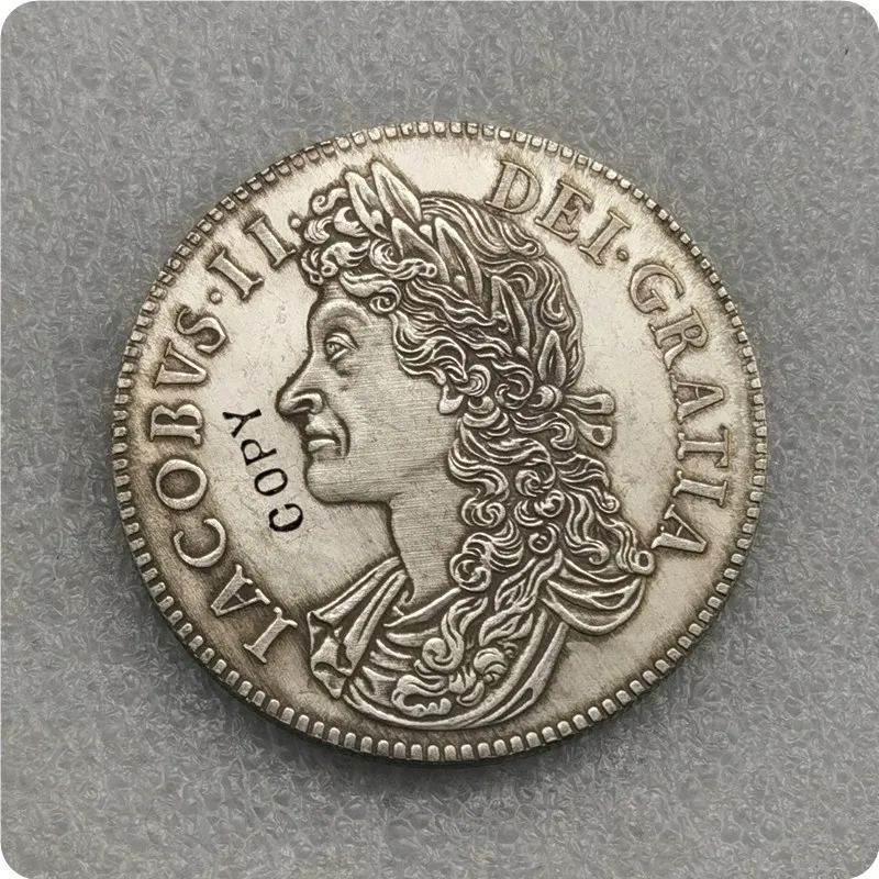 1687 England (United Kingdom, British Overseas Territories and Crown Dependencies) 1 Crown - James II Copy Coin