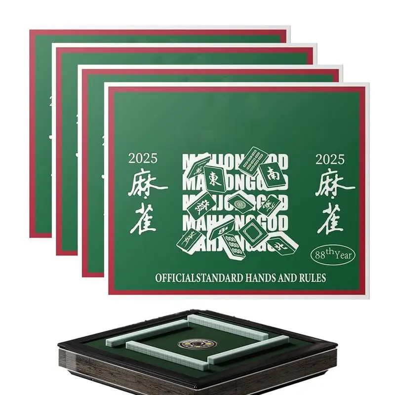 Mah Jongg Score Cards Mahjong Scorekeeping Cards 4 Pieces Foldable Mah Jongg League Scorecard Parties Favors For The Experienced