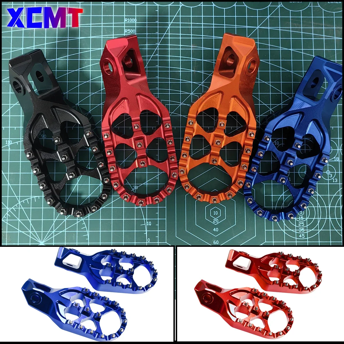 

XCMT Motorcycle Forged Footrest Footpeg Foot Pegs For GasGas GAS GAS EC EX MC 125 250 300 250F 350F 450F ECF EXF MCF 2024