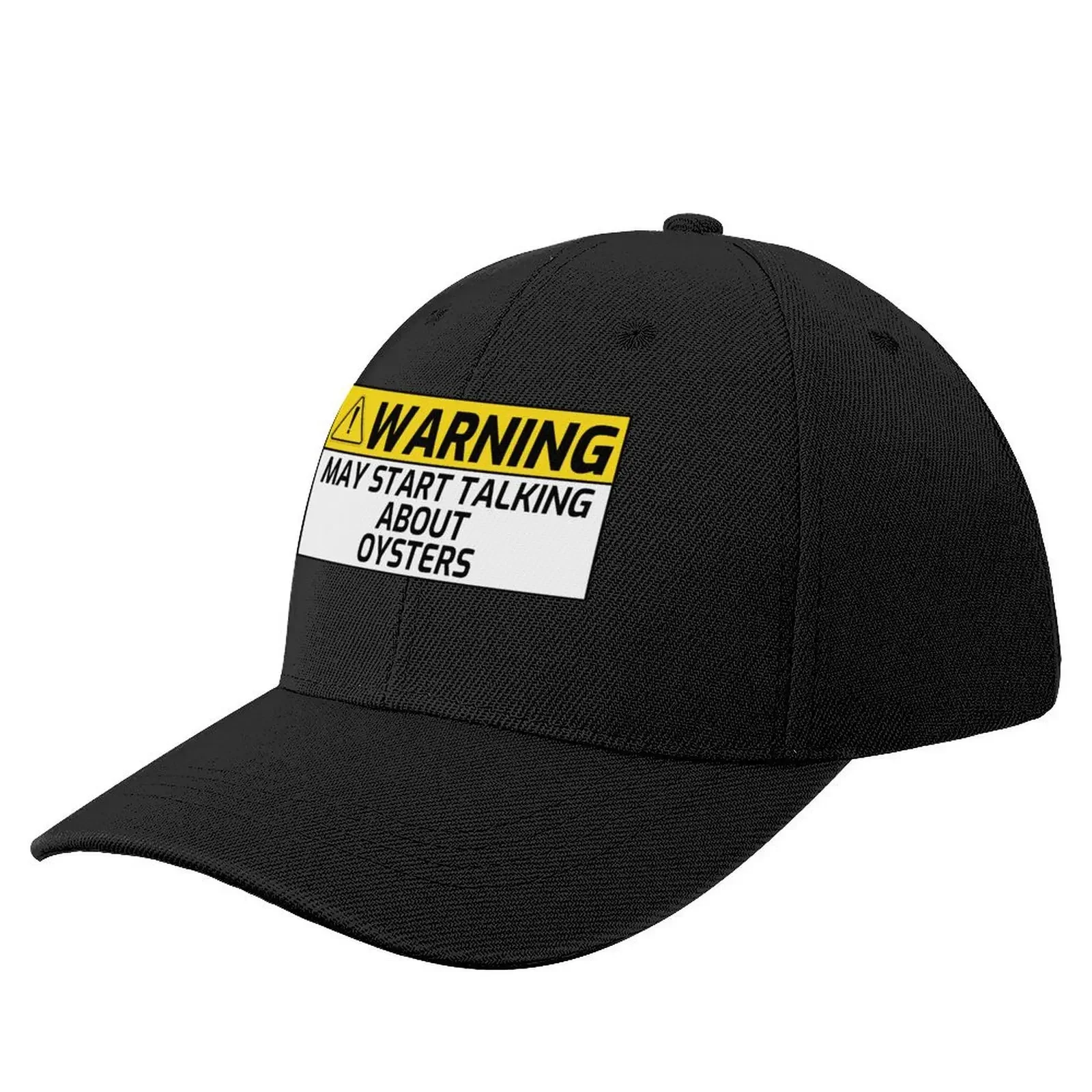 Warning May Spontaneously Start Talking About Oysters Baseball Cap Sunhat Golf Hat Trucker Hats For Men Women's