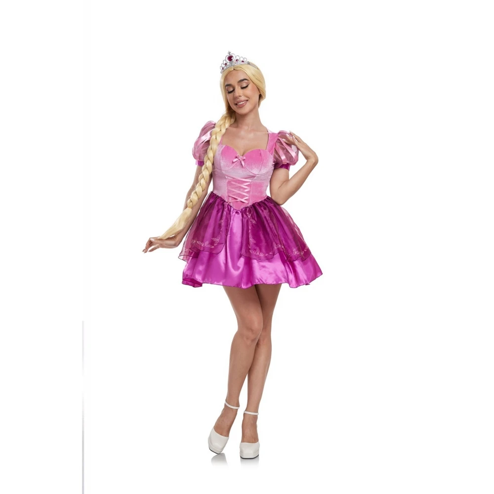 Princ Anna Kostüm Dr. Langes Haar Halloween Fee T S Performance Outfit Damen Ethnische Kleidung Bühnenkostüm