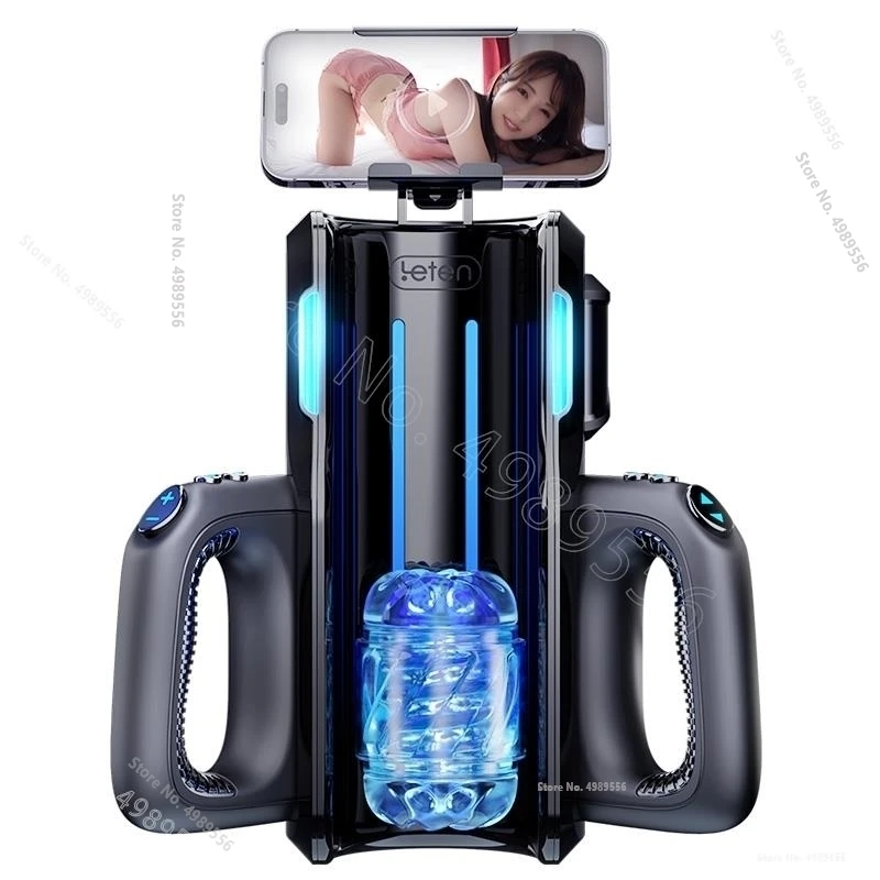 Masturbators for Men Automatic Male Masturbator Man Suction Machine Penis Pump 18 Aircraft Cup Realistic Vagina Heating Leten