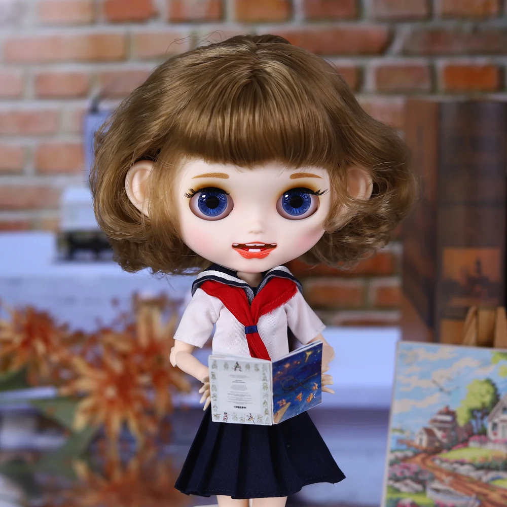 ICY DBS Blyth 1/6 BJD30cm short hair open mouth doll, with options such as nude doll