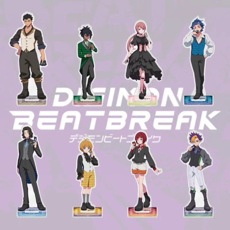 Anime Digimon Beatbreak Acrylic Stand Keychain Fans Birthday Gift Call Of The Night Desktop Collectible Ornament