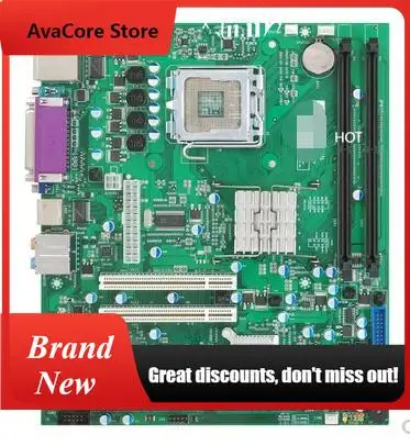 AvaCoreG31 mATX Motherboard Industrial IPC SBC Board ISA Slot LGA775 CPU Mainboard With 2*COM 2*LAN 2*PCI DDR2 VGA LPT ISA 6*USB