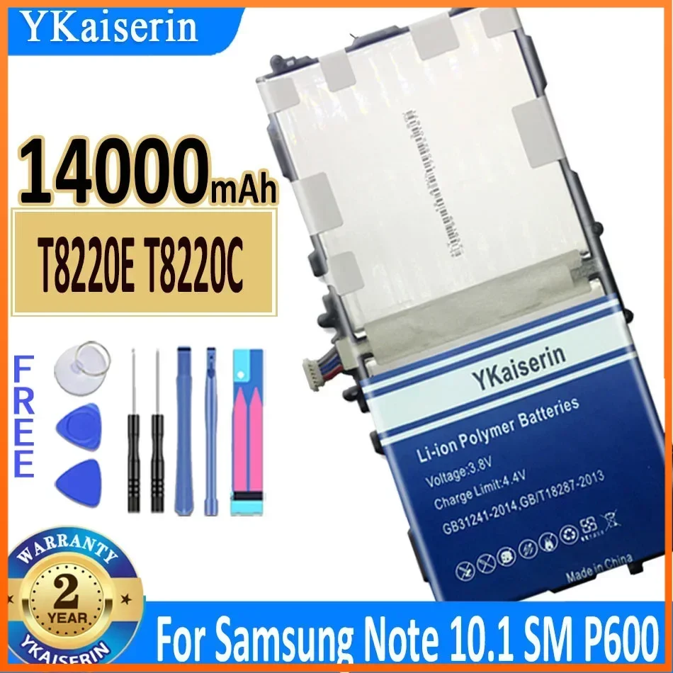 

T8220E планшет 14000mAh батарея для Samsung Galaxy SM-P601 P600 T520 T525 P605 P607T Note 10,1 2014 mAh T8220C T8220U T8220K