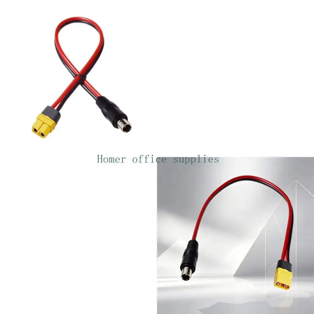 K43B 30CM XT60H To Dc8020 Power Cable For Solar Panel Battery Link and Device Car Vessel Aircraft